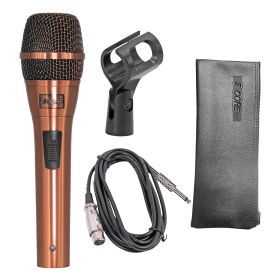 5 CORE Professional Dynamic Vocal Microphone Neodymium Cardioid Unidirectional Handheld Mic for Singing Karaoke Steel Mesh Grille Metal Body With