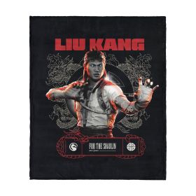 Mortal Kombat Liu Kang For the Shaolin Silk Touch Throw Blanket 50 x 60 inches