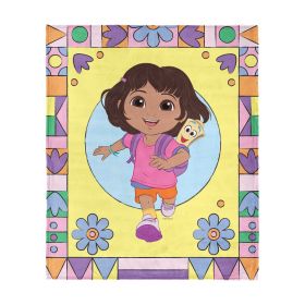 Dora the Explorer Running Dora Silk Touch Throw Blanket 50 x 60 inches