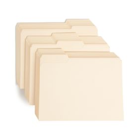 File Folders, Letter, Manila, 1/3 Cut, 150 Count