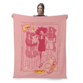 Paramount Clueless Totally Clueless Silk Touch Sherpa Throw Blanket 50X60 Inches