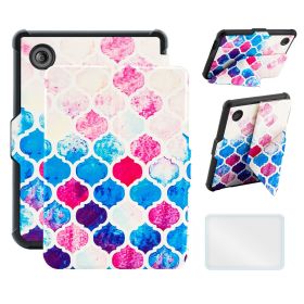 Case For 6" Kobo Clara Colour/BW (2024)/2E (2022) Ereader, Includes a Screen Protector - 6 Inch Premium PU Leather Cover with Auto Sleep/Wake (Color: Moroccan Love, Material: PU Leather)