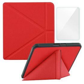 Smart Case Compatible with 8 Inch Kobo Forma Ereader(Model: N782, 2018 Release) (Color: Red, Material: PU Leather)