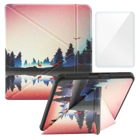 Smart Case Compatible with 8 Inch Kobo Forma Ereader(Model: N782, 2018 Release) (Color: Dimmed Night, Material: PU Leather)