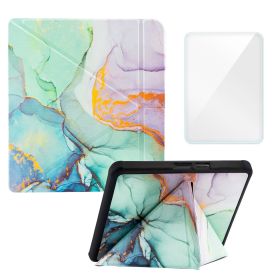Smart Case Compatible with 8 Inch Kobo Forma Ereader(Model: N782, 2018 Release) (Color: Marble Green, Material: PU Leather)