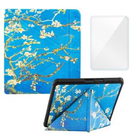 Smart Case Compatible with 8 Inch Kobo Forma Ereader(Model: N782, 2018 Release) (Color: Wintersweet Blue, Material: PU Leather)