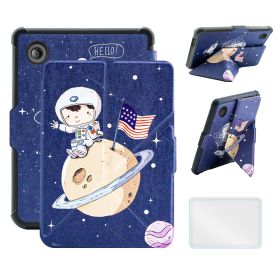 Case For 6" Kobo Clara Colour/BW (2024)/2E (2022) Ereader, Includes a Screen Protector - 6 Inch Premium PU Leather Cover with Auto Sleep/Wake (Color: Moon Boy, Material: PU Leather)