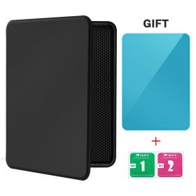 Smart Case for 7 Inch Kindle Paperwhite 12th Ereader(2024 Release) and Colorsoft Signature Edition, Includes a Screen Protector (Color: Black, Material: PU Leather)