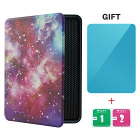 Smart Case for 7 Inch Kindle Paperwhite 12th Ereader(2024 Release) and Colorsoft Signature Edition, Includes a Screen Protector (Color: Galaxy, Material: PU Leather)