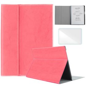 Case Compatible with Remarkable 2 Tablet, Multiple Angle,Stylus Holder,Includes a Screen Protector (Color: Pink, Material: PU Leather)