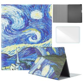 Case Compatible with Remarkable 2 Tablet, Multiple Angle,Stylus Holder,Includes a Screen Protector (Color: Starry Sky, Material: PU Leather)