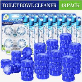 6/24 12/48 Packs Toilet Bowl Cleaner,Toilet Cleaner With Deodorizing Fragrance,Multi-Function Automatic Toilet Cleaner,Toilet Deodorant (60112: 48PCS)