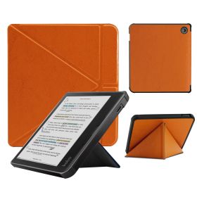 Smart Case Compatible with 7 Inch Kobo Libra Colour and Kobo Libra 2 e-Reader (Color: Vintage Brown, Material: PU Leather)